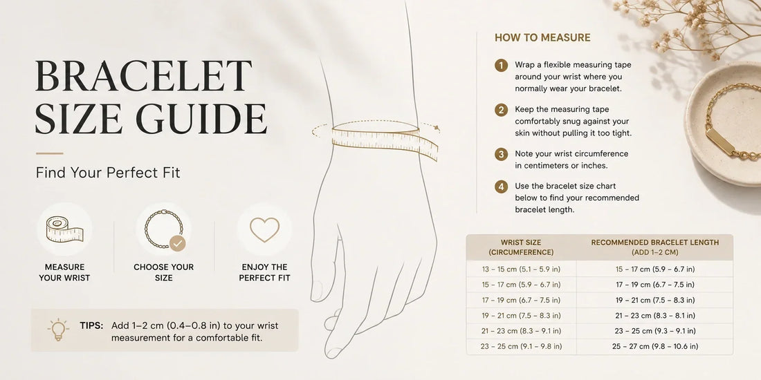 Bracelet Size Guide
