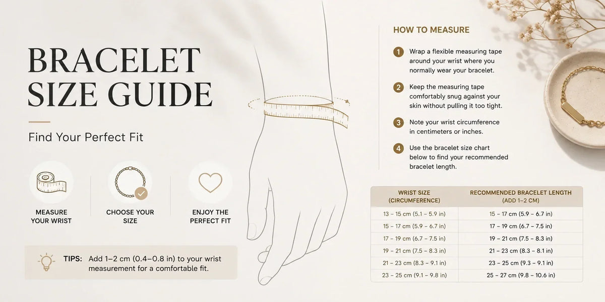 Bracelet Size Guide
