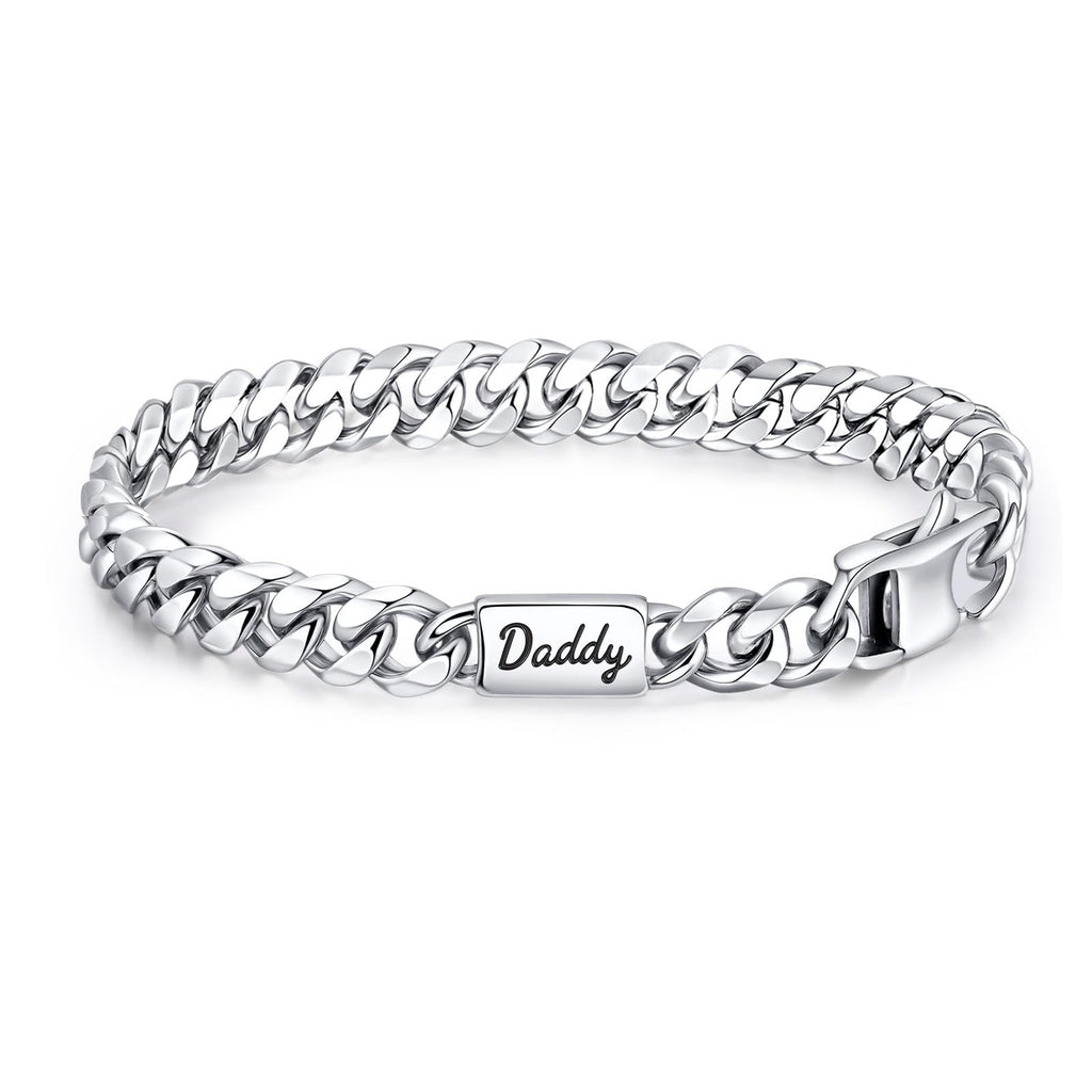 Stainless Steel Cuban Link Bracelet