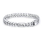Stainless Steel Cuban Link Bracelet