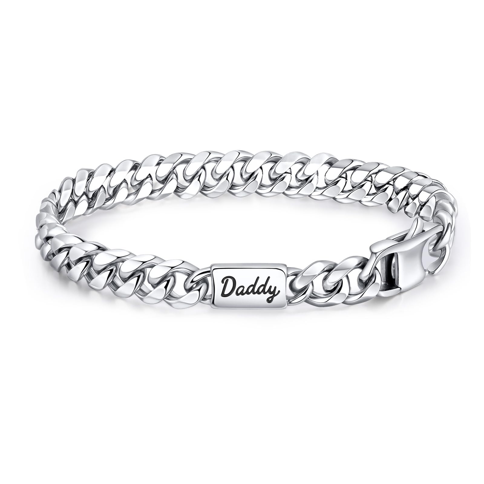 Stainless Steel Cuban Link Bracelet