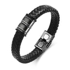 Braided Leather Men's Bracelet