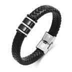 Braided Leather Men's Bracelet
