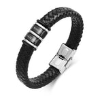 Braided Leather Men's Bracelet