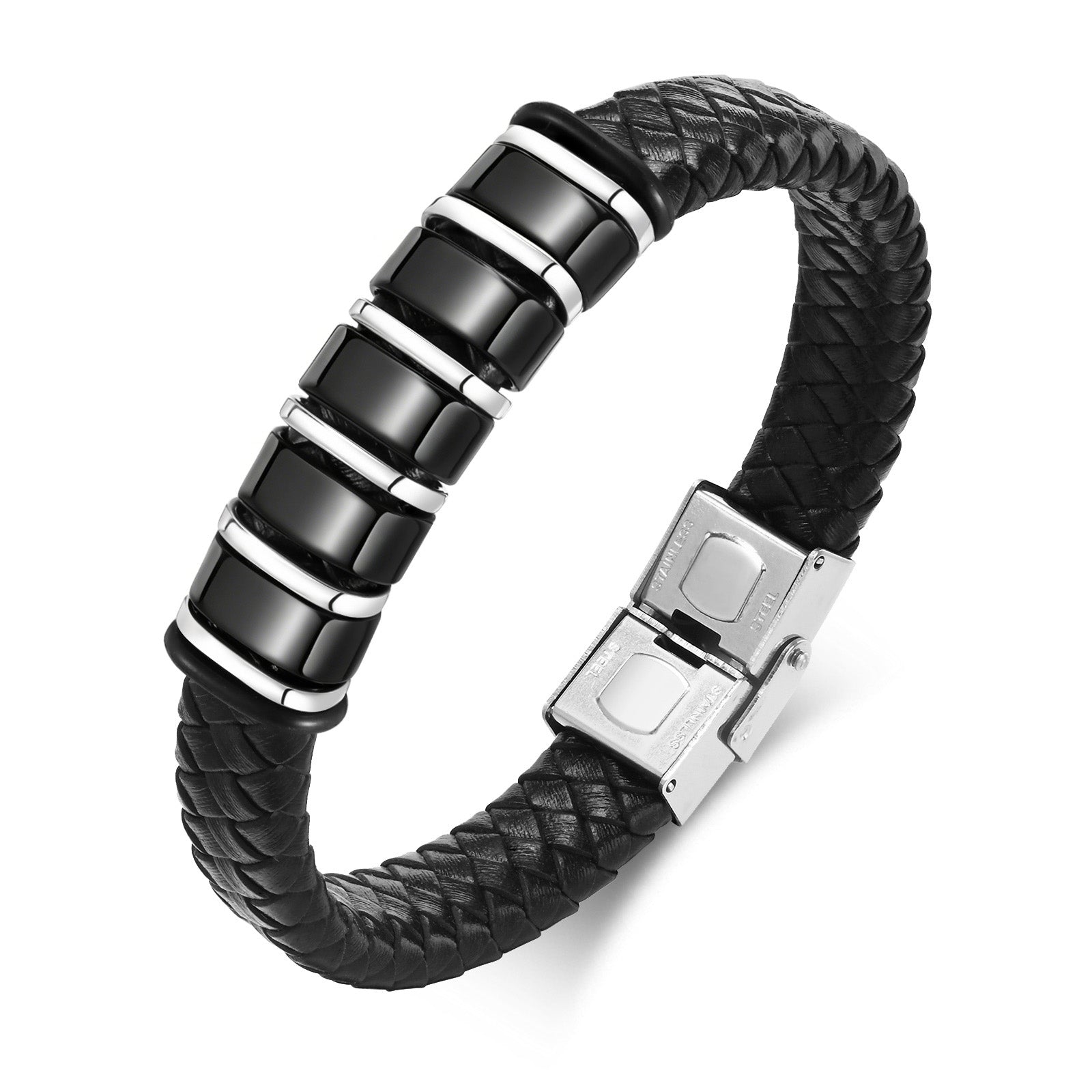 Braided Leather Men's Bracelet