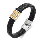 Braided Leather Men's Bracelet