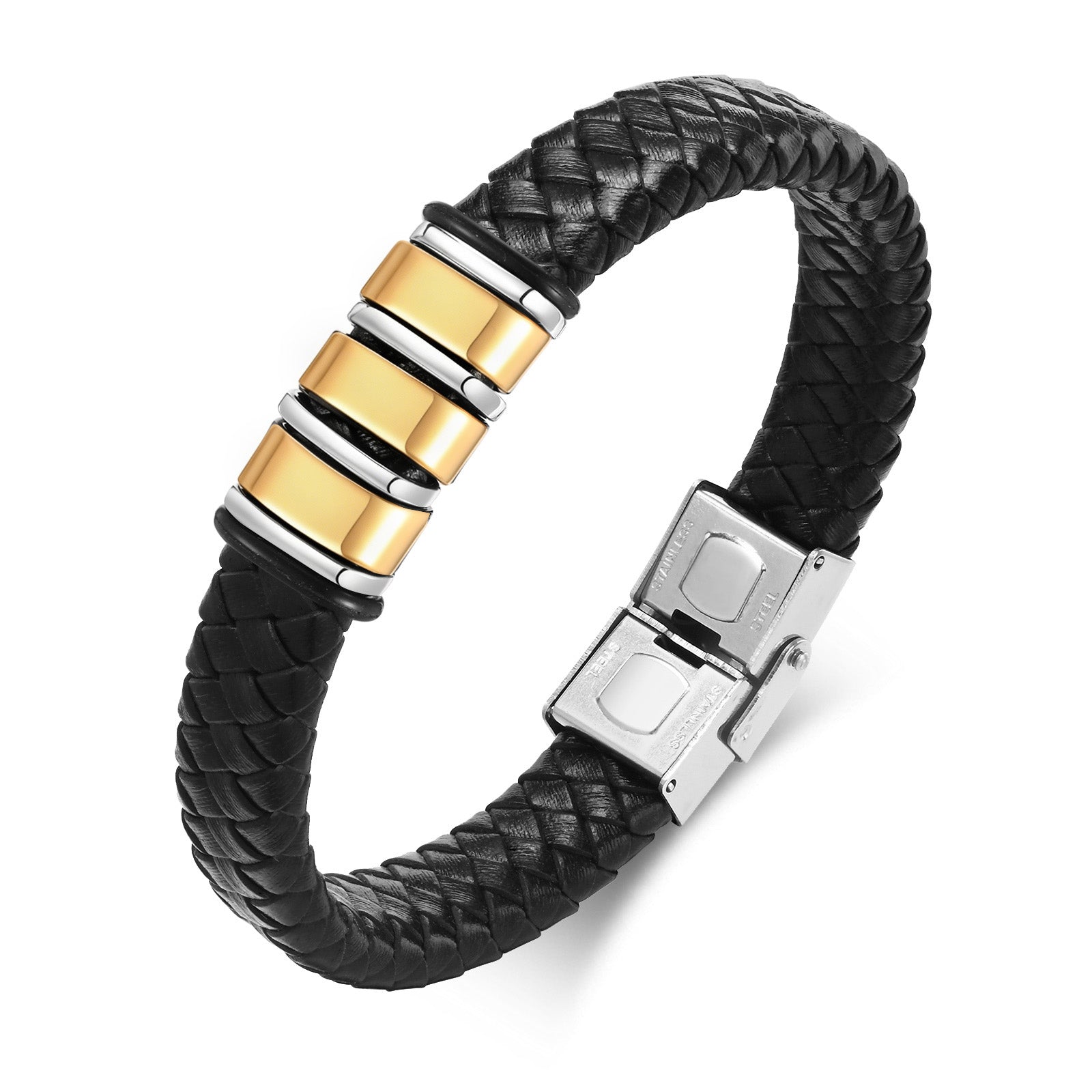 Braided Leather Men's Bracelet