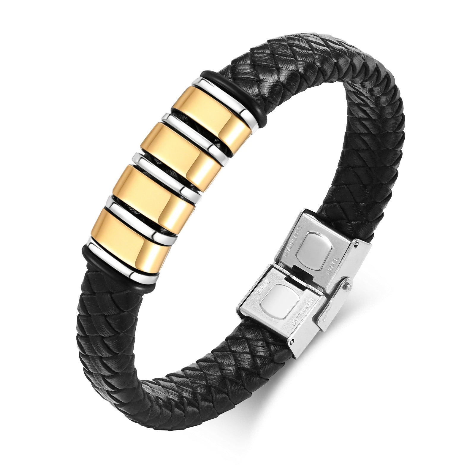 Braided Leather Men's Bracelet