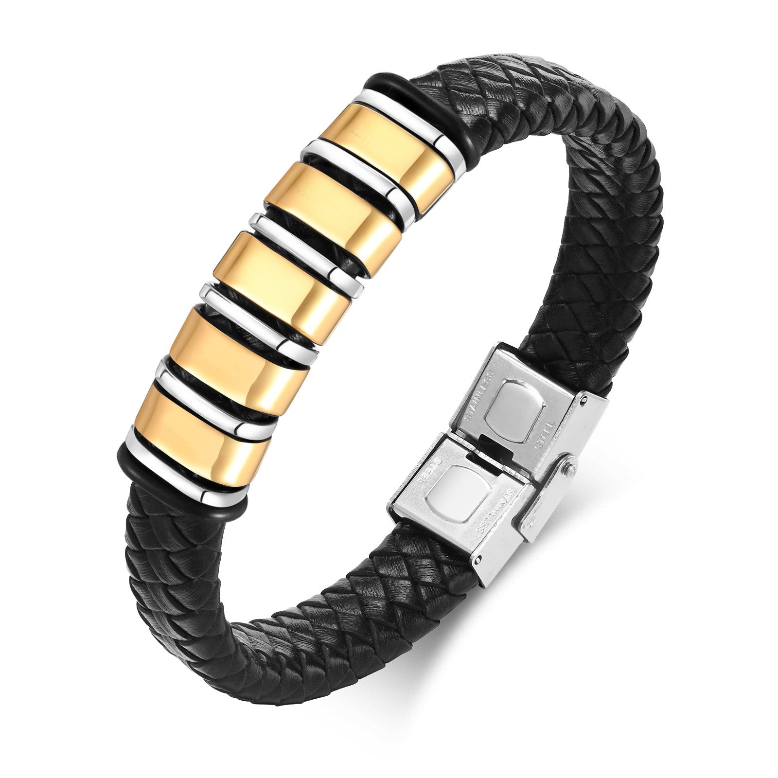 Braided Leather Men's Bracelet
