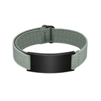 Custom Medical Alert ID Bracelet with Adjustable Elastic Band