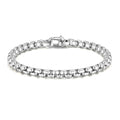 Stainless Steel Square Box Chain Bracelet