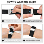 Custom Medical ID Elastic Braided Band Bracelet