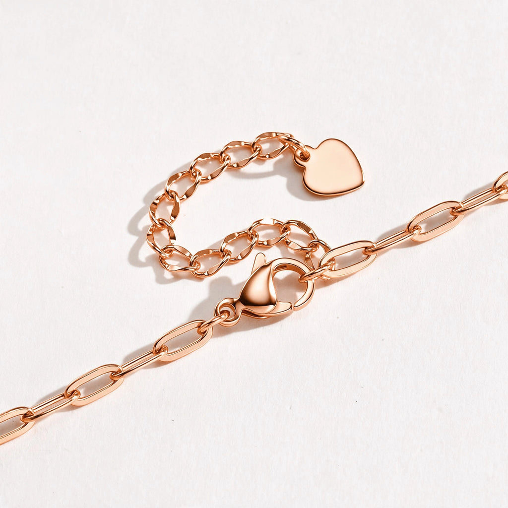 Women's Stainless Steel Blood Thinner Medical ID Bracelet with CZ