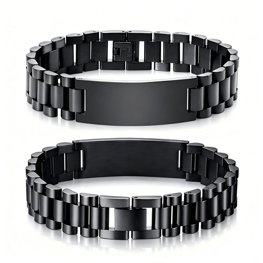 Men's Classic Steel Medical ID Bracelet