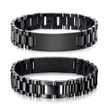 Men's Classic Steel Medical ID Bracelet