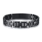 Stainless Steel Link Chain Bracelet – Adjustable Fit