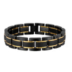 Textured Link Stainless Steel Bracelet