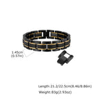 Textured Link Stainless Steel Bracelet