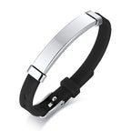 Personalized Stainless Steel Silicone Medical Alert Bracelet For Kids