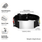 Personalized Kids Medical ID Bracelet with Racing Car Silicone Band