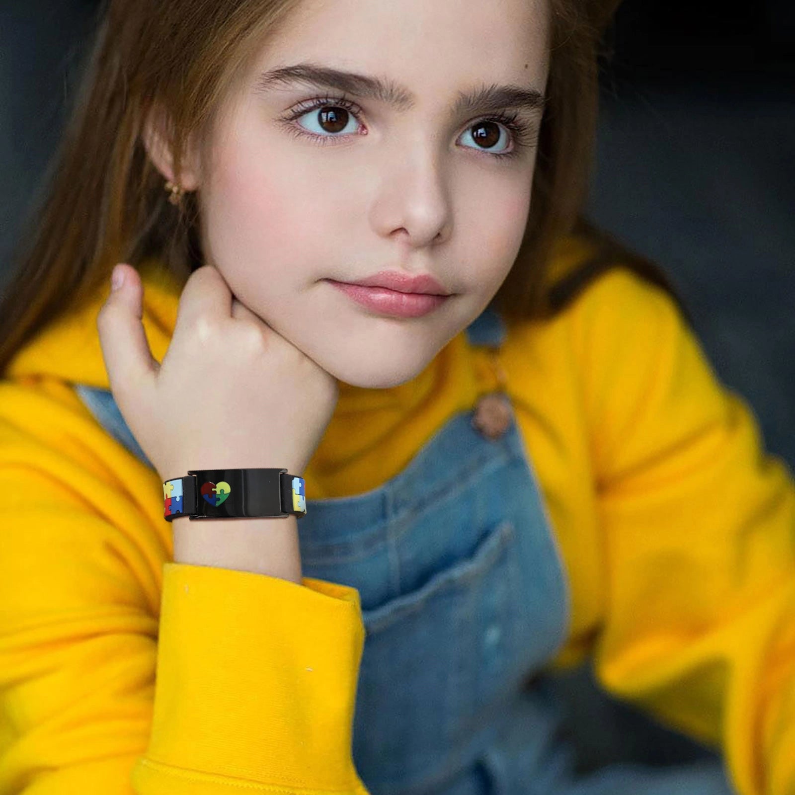 Personalized Kids Silicone Medical ID Bracelet | Emergency Contact Wristband