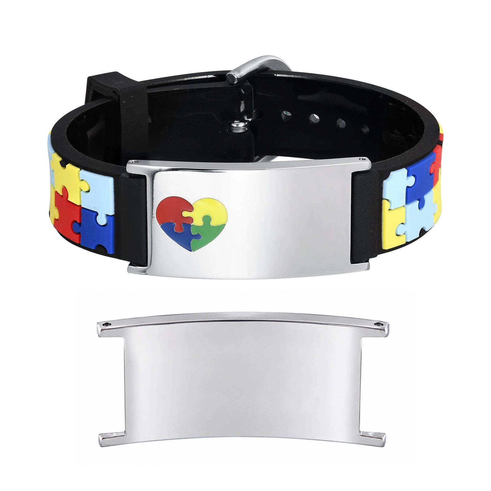 Personalized Kids Silicone Medical ID Bracelet | Emergency Contact Wristband