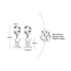 Seal of Lucifer Dangle Hoop Earrings