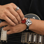 Personalized guitar pick bracelet gift for musicians
