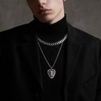 Skull Guitar Pick Holder Necklace for Guitarists