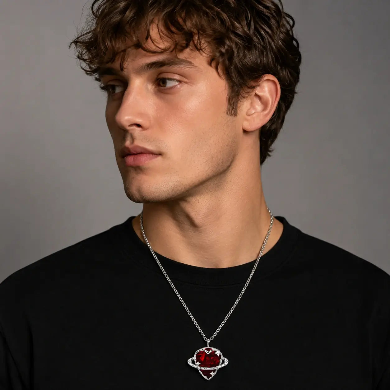 Orbit Guitar Pick Holder Necklace for Guitarists