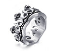 King Crown Stainless Steel Statement Ring