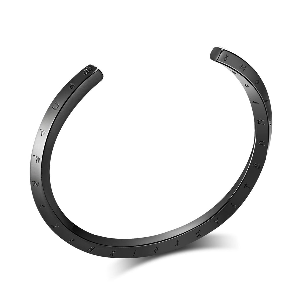 Viking Thunder Hammer Stainless Steel Cuff Bracelet