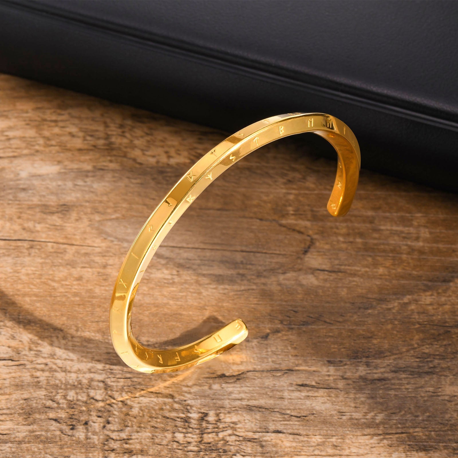 Viking Thunder Hammer Stainless Steel Cuff Bracelet