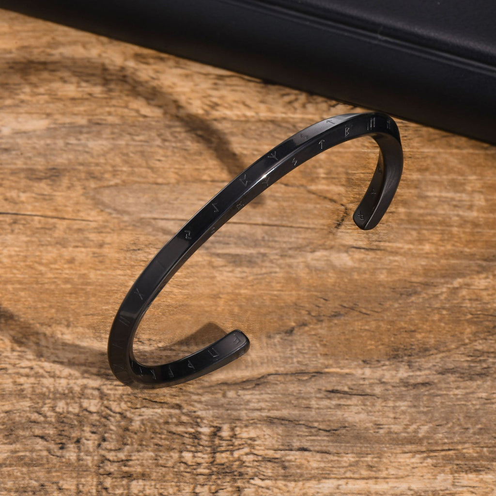 Viking Thunder Hammer Stainless Steel Cuff Bracelet