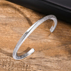 Viking Thunder Hammer Stainless Steel Cuff Bracelet