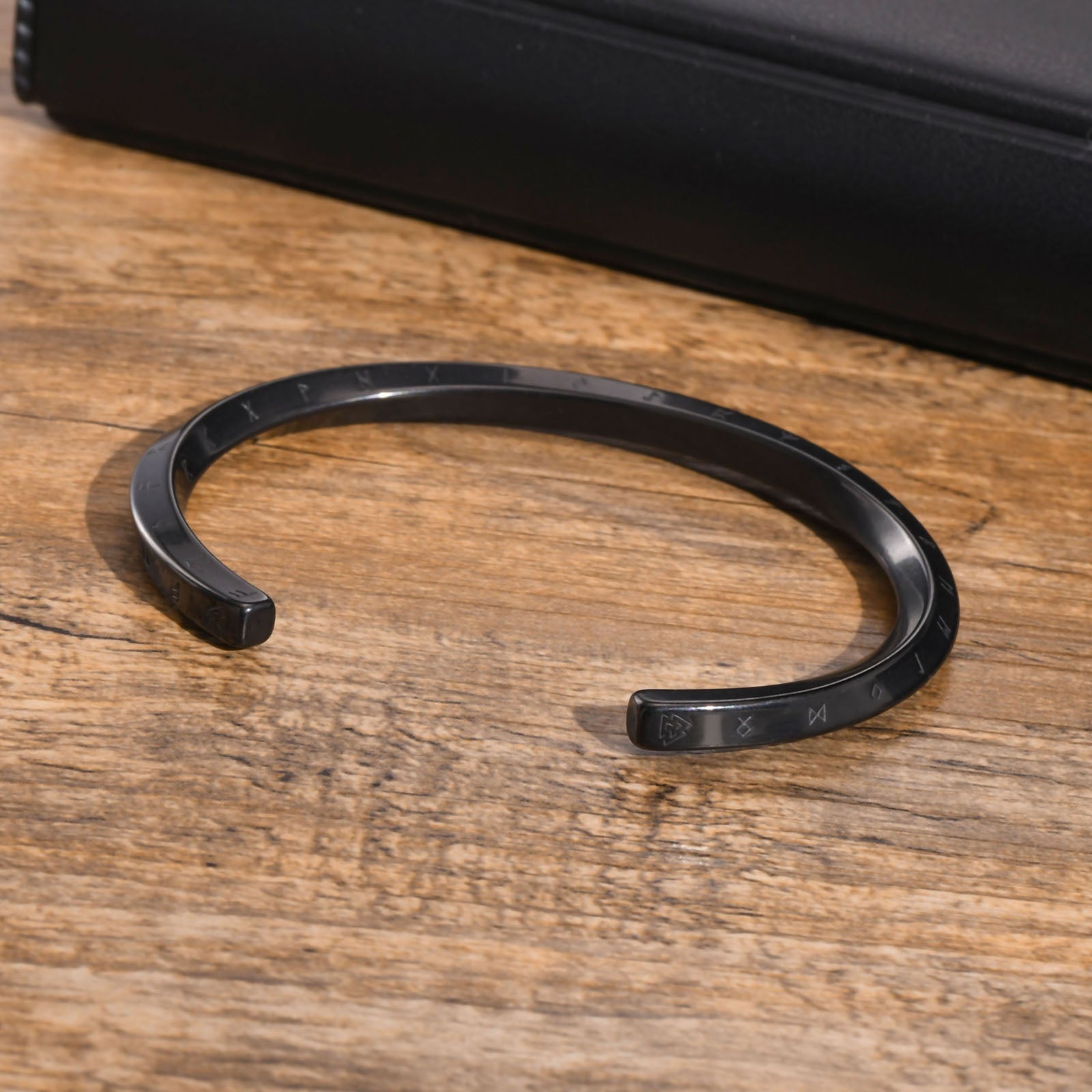 Viking Thunder Hammer Stainless Steel Cuff Bracelet