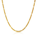 Gold Stainless Steel Stardust Chain Necklace for Women