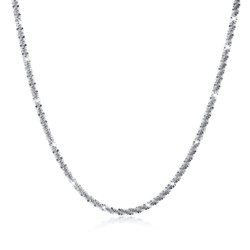 18K Gold PVD Plated Stainless Steel Stardust Chain Necklace for Women