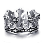 King Crown Stainless Steel Statement Ring